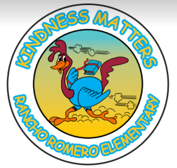 Custom car magnet for Rancho Romero Elementary School, "Kindness Matters"